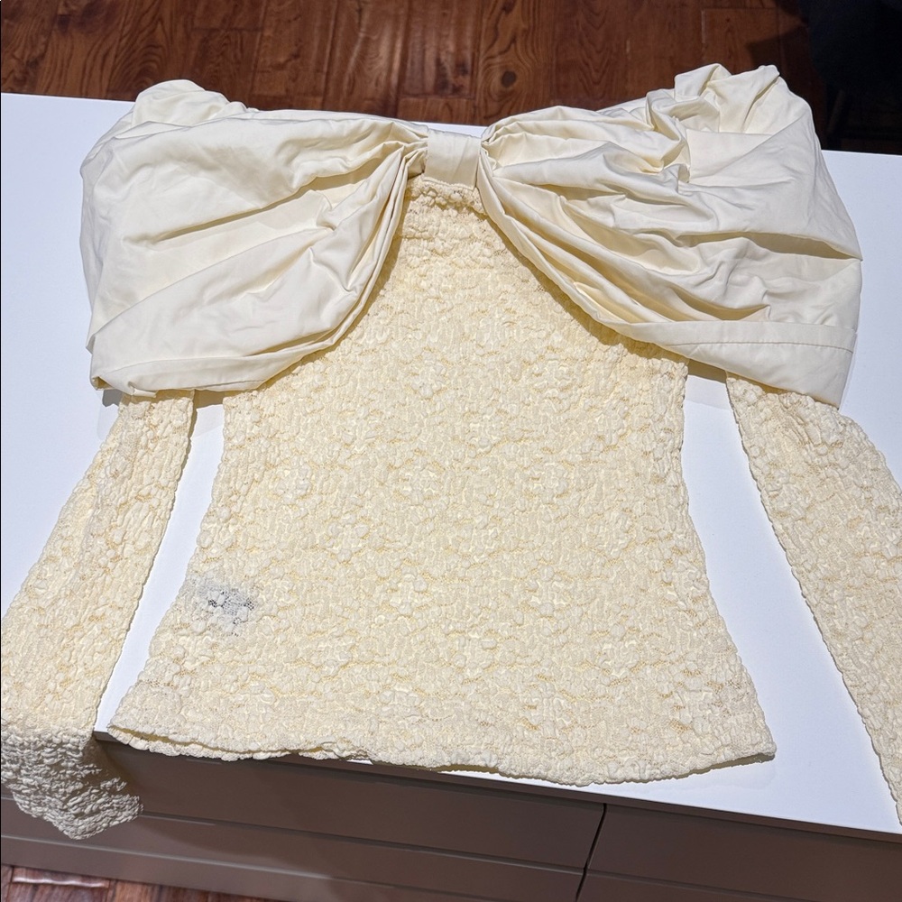 Elegant Cream Women's Top